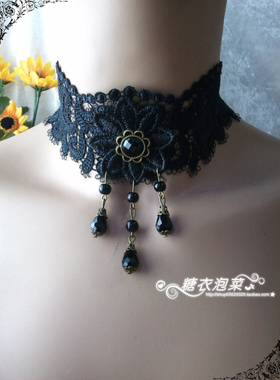 七夕女友礼品宫廷复古哥特项链