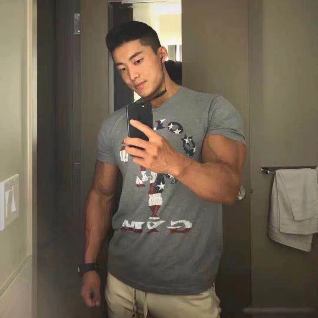 gold'sgym吉姆健美纯棉上衣