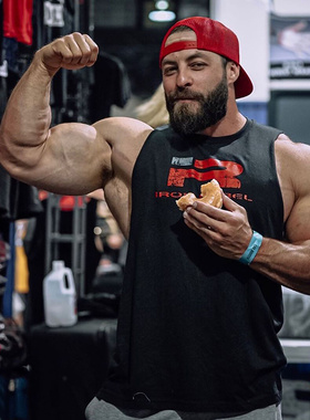 肌肉男神IR野兽潮牌宽松坎肩工字跑步撸铁健美训练健身运动背心男