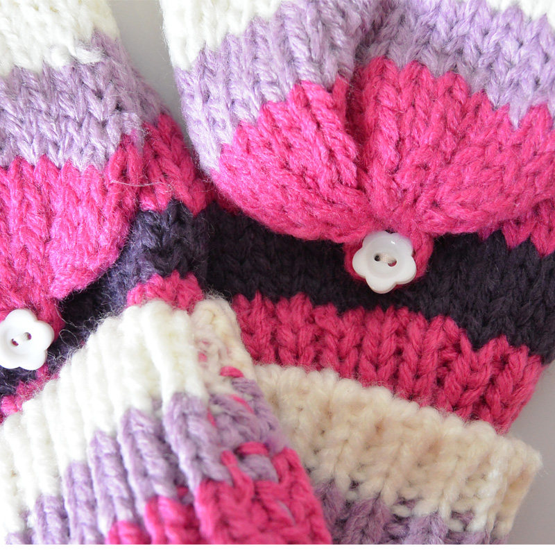 Gants pour fille en acrylique - Ref 2149687 Image 3