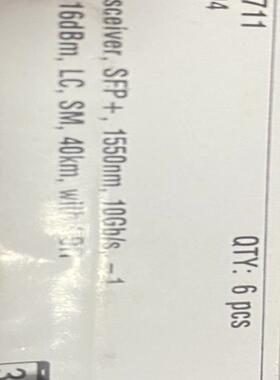 OSX040N0434060711华为10G单模40km