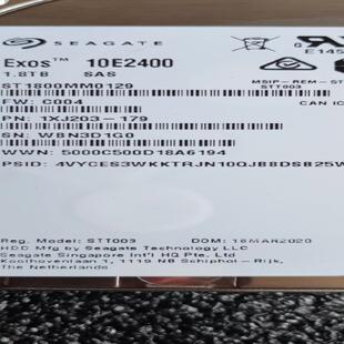 全新拆机ST1800MM0129    18T   SAS