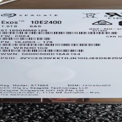 全新拆机ST1800MM0129    18T   SAS