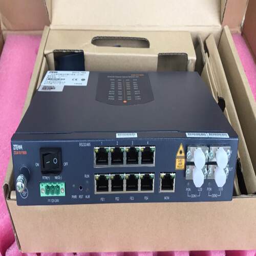 中兴F809 内置分光 直流电源 电力工业级ONU版本内置