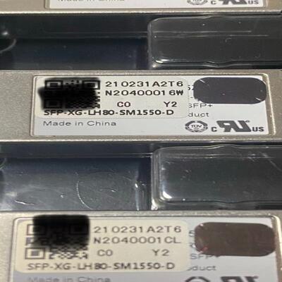 华三光模块10g80km