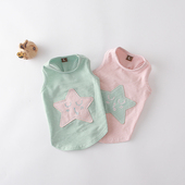 宠物衣服春夏 防虫防蚊小背心狗衣服 条纹全棉奥戴尔面料舒适夏季