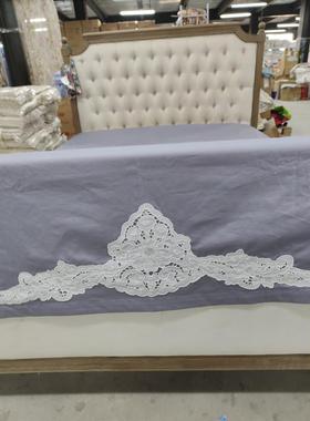 DZ274 灰色120支贡缎棉床单   2.3*2.5M