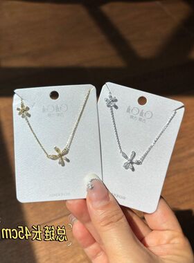古丽古丽新款s925纯银项链锁骨链气质网红冷淡风小众设计05386
