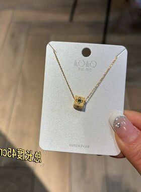 古丽古丽方款精致温柔时尚小蛮腰项链高级感轻奢锁骨链06992