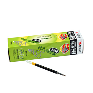 晨光文具 中性笔 替芯 通配按动笔 水笔笔芯G-5 0.5mm 畅销g-5
