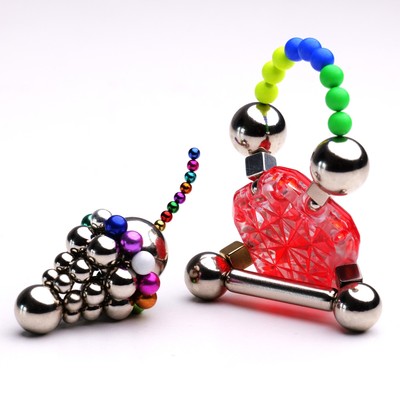 磁玩样品edc洛希炮弹射铁吸力珠益智玩具礼物解压巴基兔子巴克球