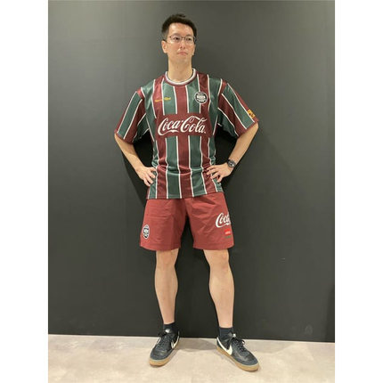 日单品牌联名看球休闲运动百搭美式印花凉感速干短袖T恤男女32996