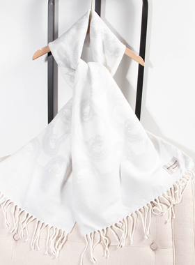 日单秋冬时髦单品 ~百搭流苏围巾保暖男女情侣款披肩大围巾31940