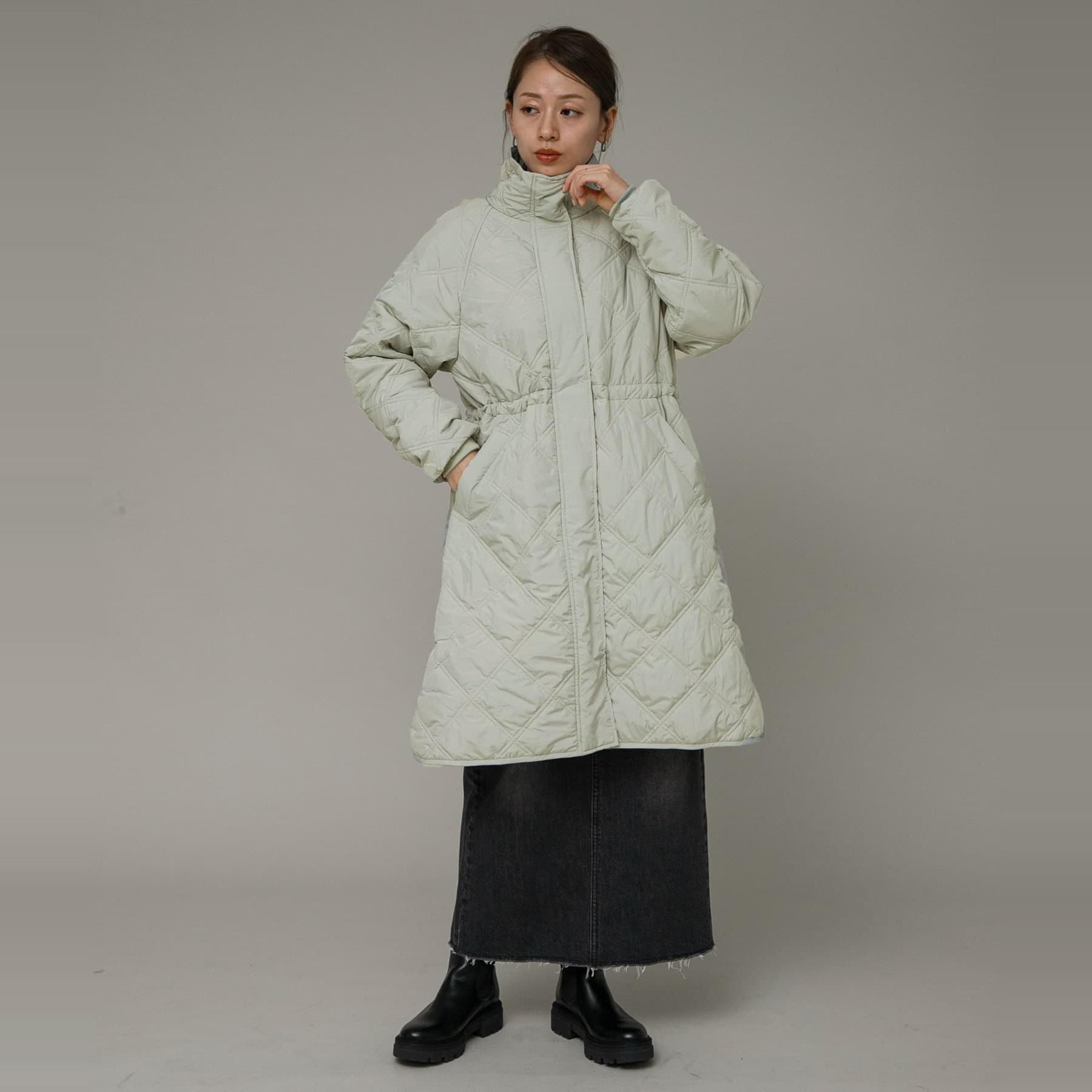 绗线装饰薄棉衣棉服外套简约百搭