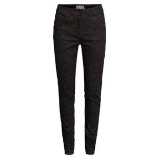 铅笔裤 外贸秋冬新款 提花休闲裤 百搭女士一粒扣拉链修身 23005 时尚