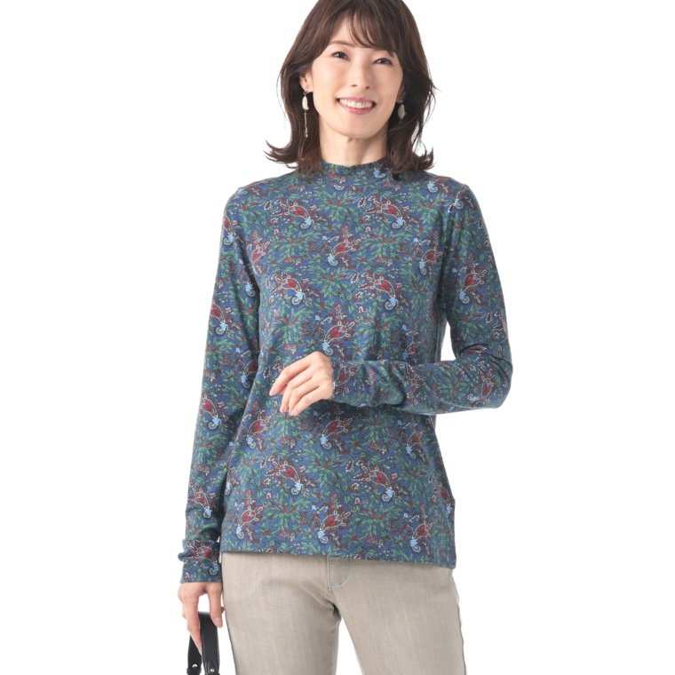 日单品牌秋冬新品时尚气质优雅时尚印花弹力长袖T恤打底衫女28062,女装/女士精品,T恤,淘宝优惠券,粉丝福利购,淘宝优惠卷