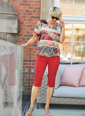 外贸夏季新款简约休闲百搭一粒扣拉链多色棉弹休闲裤女裤22905