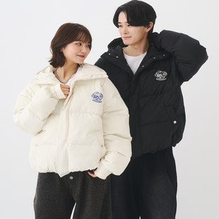 面包服棉衣男女31636 百搭连帽娃娃刺绣加厚款 日单潮牌冬季 时尚