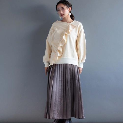 中长款百褶裙高腰显瘦