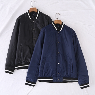 立领棒球服棉衣棉服外套时尚