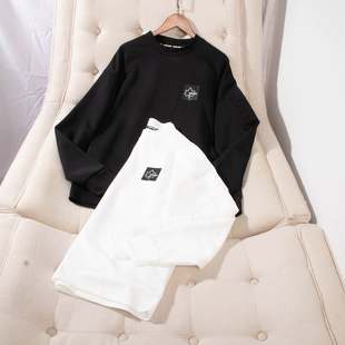 卫衣男女29002 打底衫 日单品牌秋冬新款 休闲百搭圆领立体字母长袖