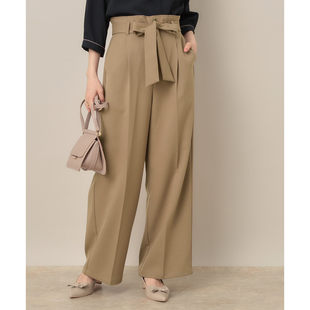 31634 裤 日单秋冬新款 优雅两穿可脱卸背带两粒扣半松紧腰腰带西装