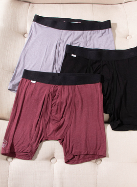 超值出口订单男士内裤高弹亲肤松紧腰竹纤维平角裤30271