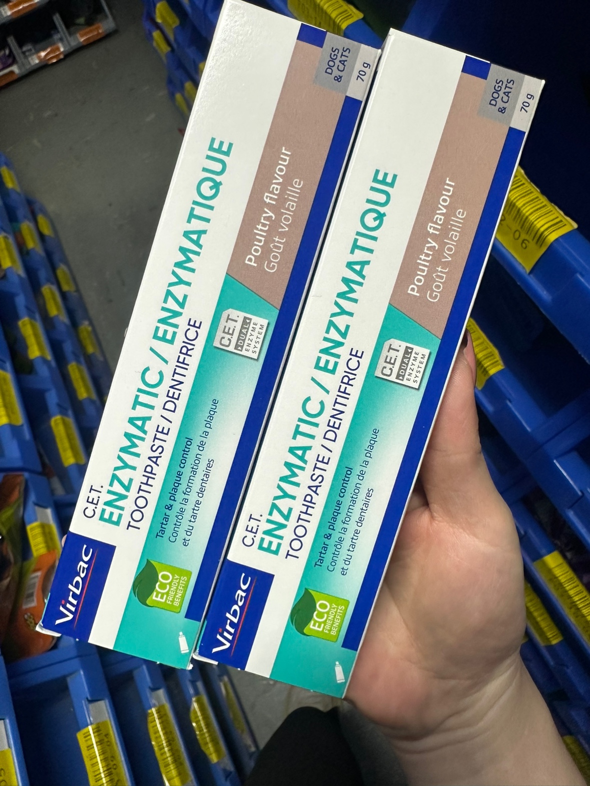 港购 法国Virbac维克犬猫牙膏牙齿清洁除口臭70g 宠物/宠物食品及用品 猫狗牙膏/牙具 原图主图