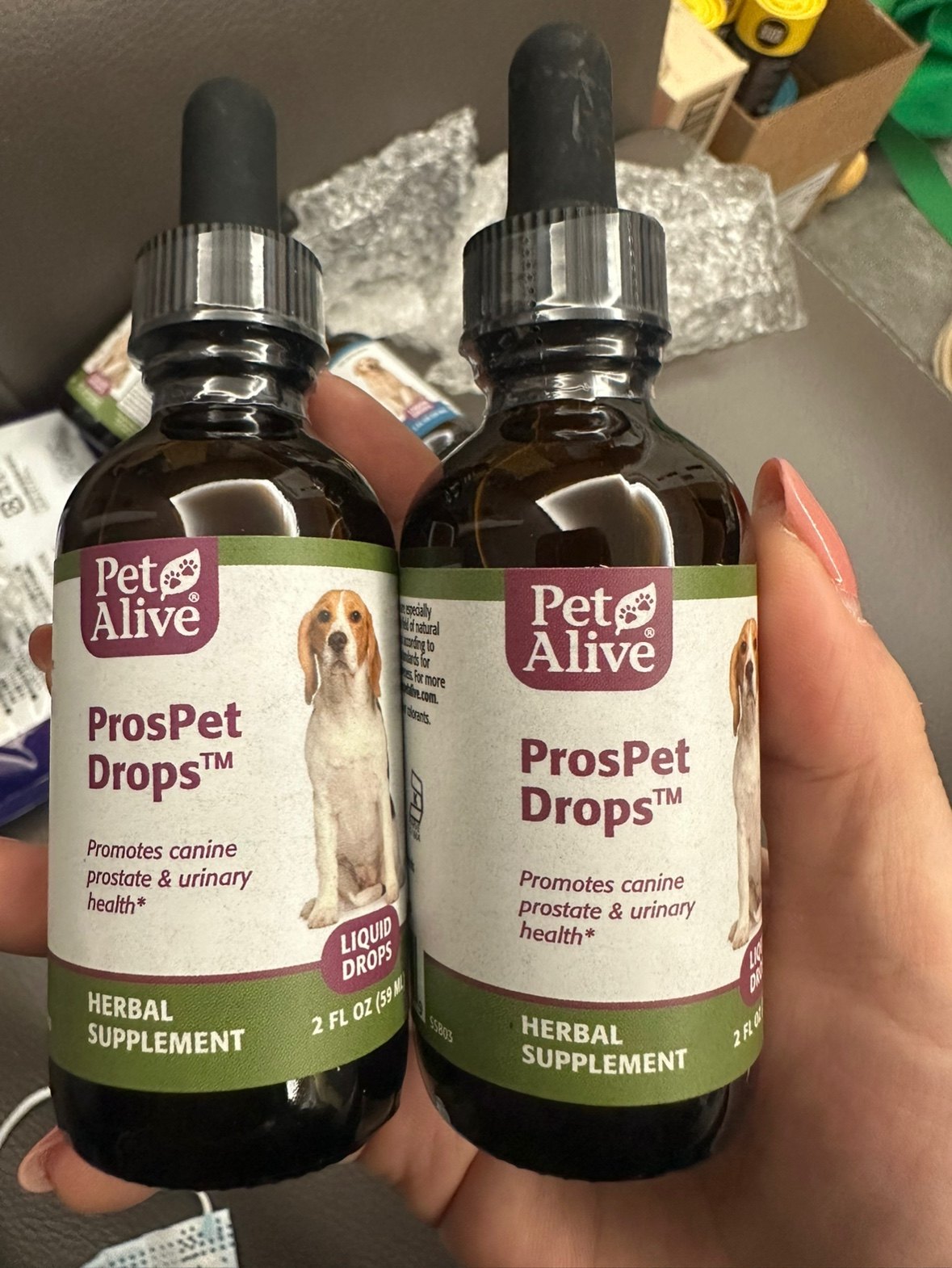 现货秒发美国petalive公狗前列腺尿道健康尿道口红肿发炎感染59ml