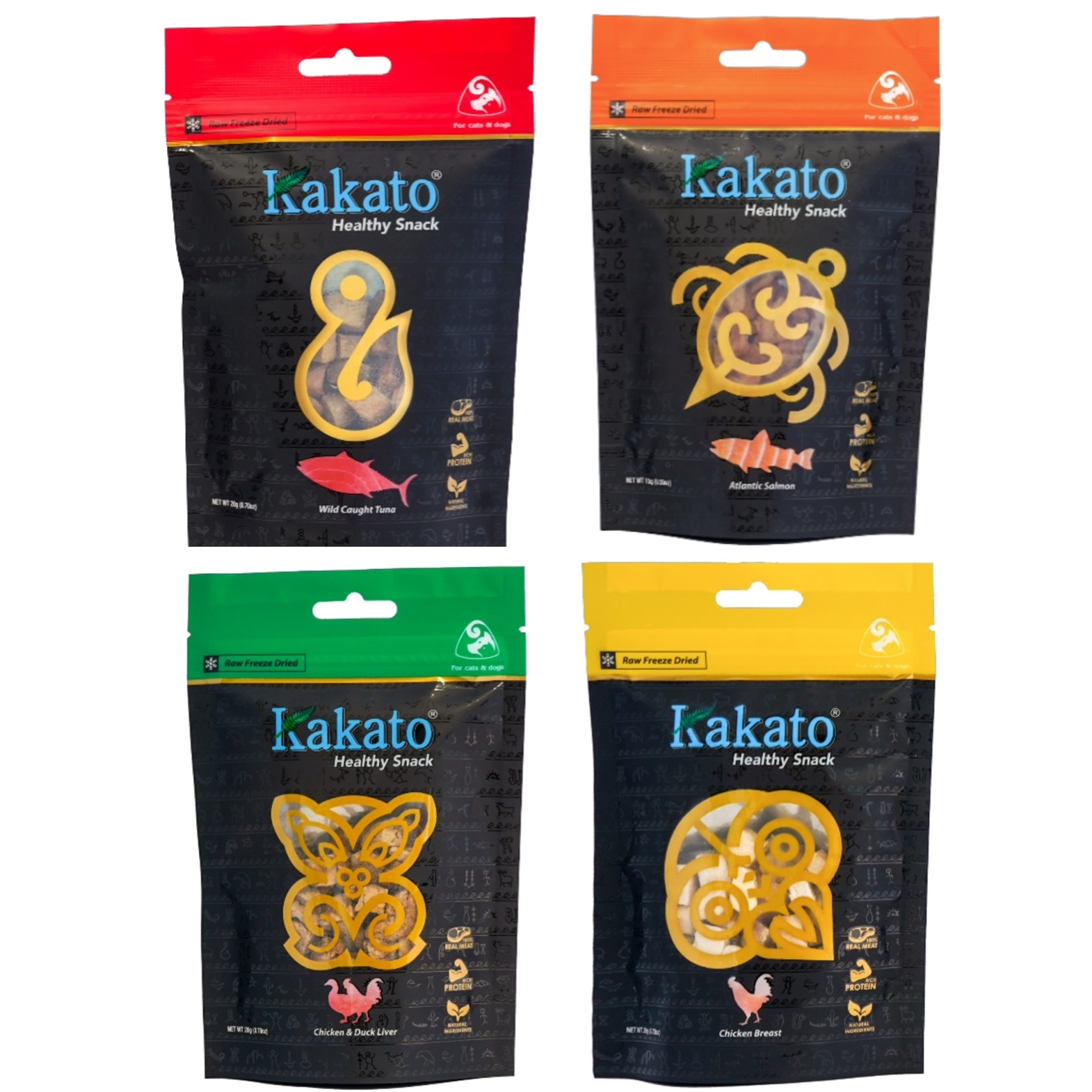 港购 KAKATO凍乾純肉吞拿魚配方貓狗小食冻干零食20g