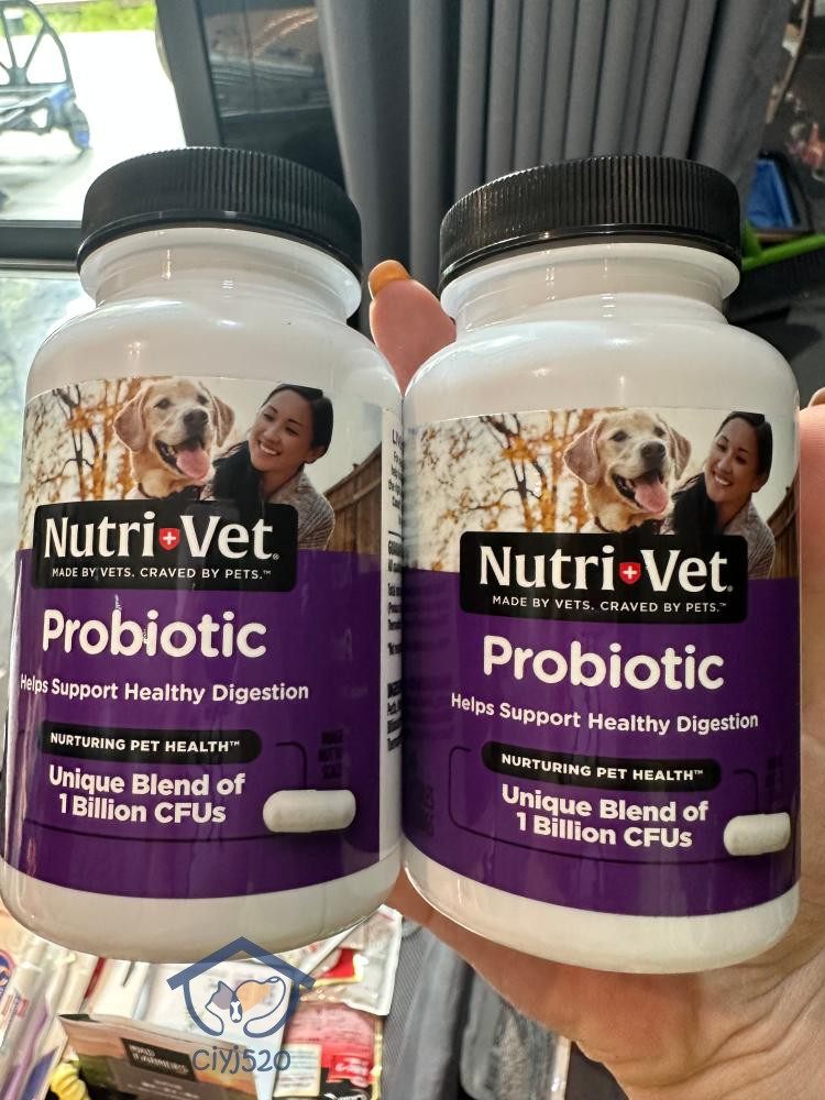 港购 美国进口nutrivet狗狗专用益生菌胶囊调理肠胃腹泻软便60粒,宠物/宠物食品及用品,狗特色保健品,淘宝优惠券,粉丝福利购,淘宝优惠卷