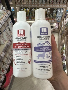 港购 美國Nootie Dermatology 獸醫配方猫狗藥效止痕洗毛水237ml