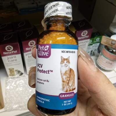 港购 美国pet live FCV Protect 猫杯状病毒 鼻涕口炎颗粒29g
