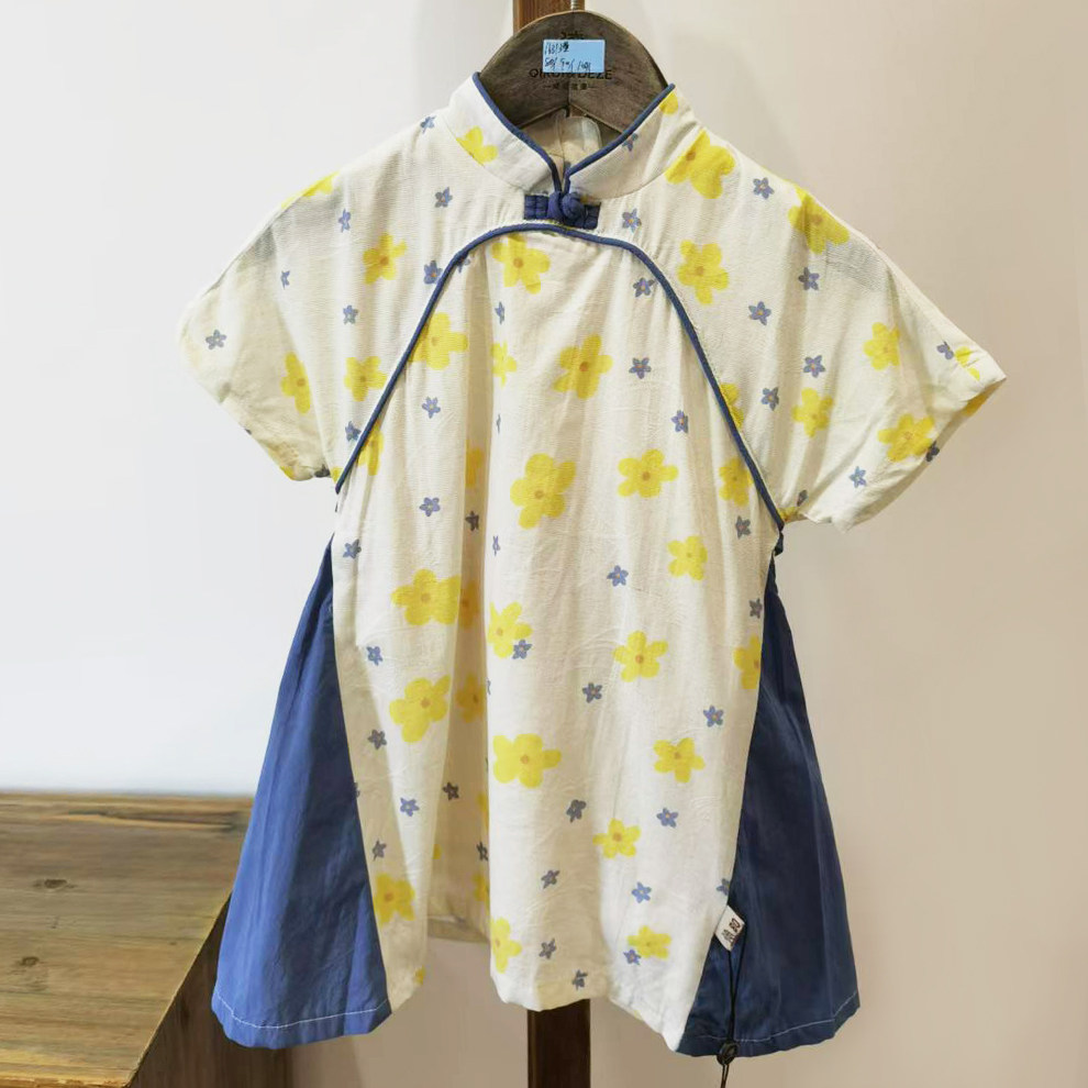 【官方正品】女童黄色/粉红色碎连衣裙