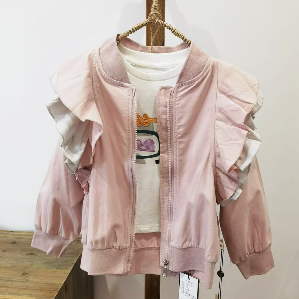 【官方正品】女童粉色休闲可爱裙普通外套