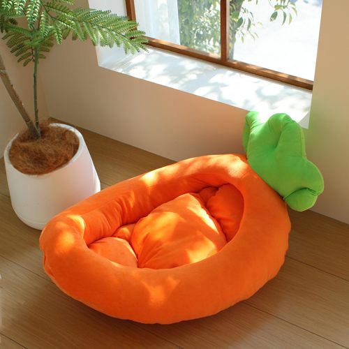 比熊泰迪萝卜狗窝可拆洗中小型犬猫窝狗垫子四季通用宠物床冬保暖