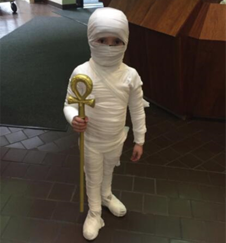 万圣节木乃伊绷带僵尸伤员cospay化妆晚会道具演出拍电影骨折包扎