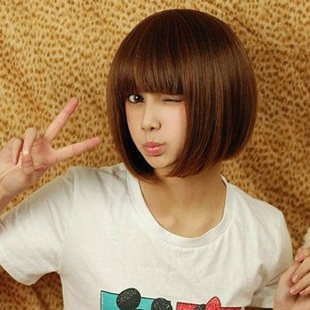 Perruque cheveux raides Court - Ref 2612877 Image 1