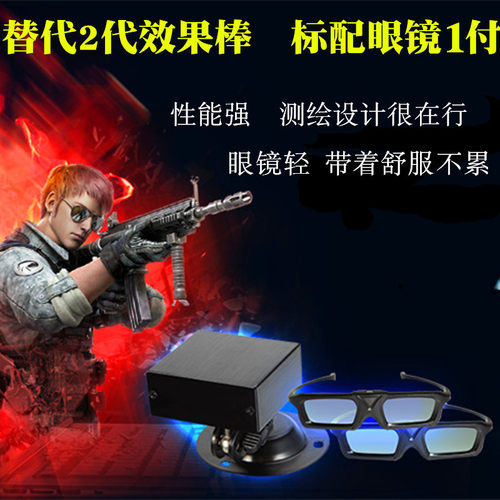 灿影套装电脑3D眼镜发射器测绘