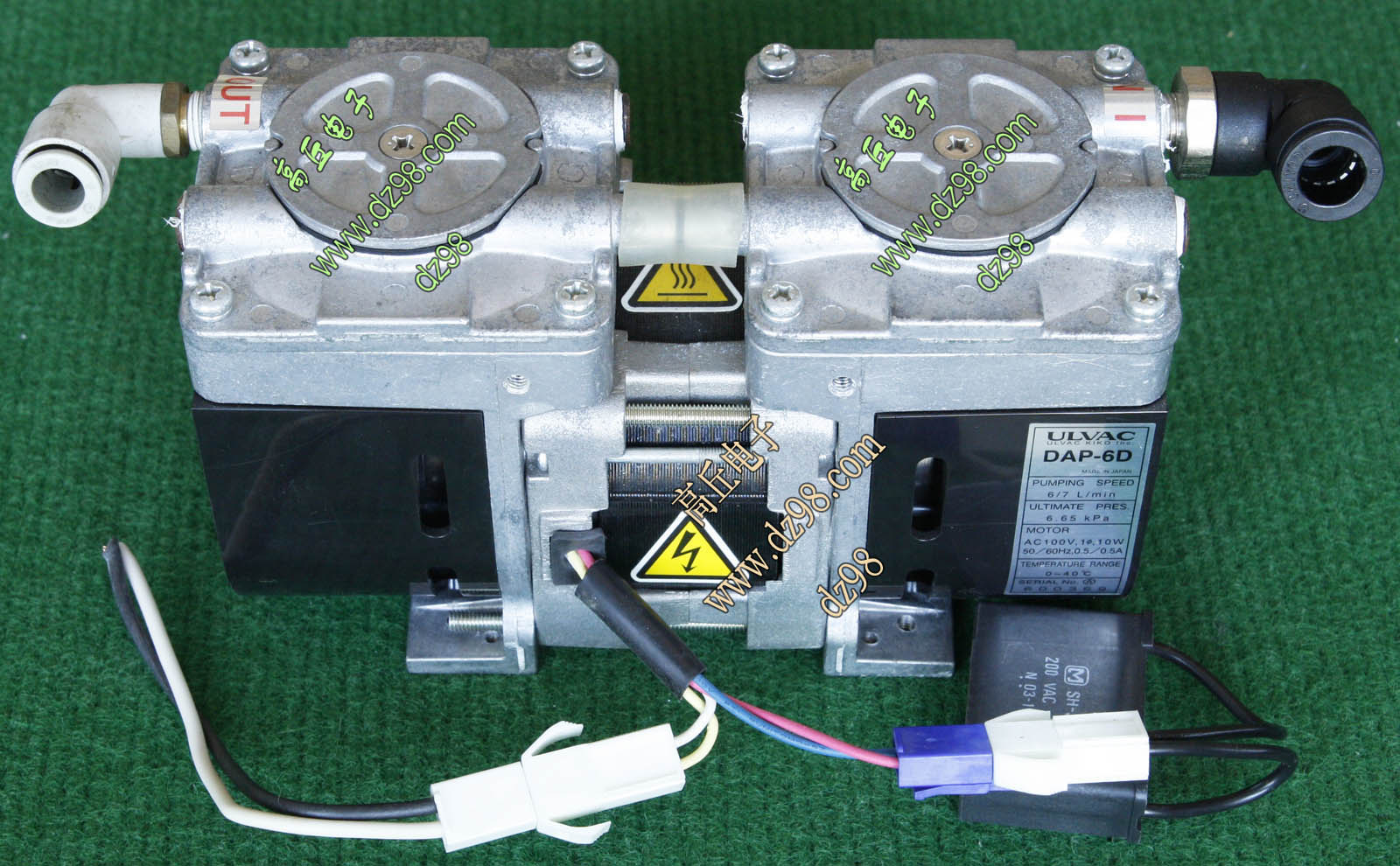 ULVAC YFK-12-4JA 100V 10W DAP-6D 交流气泵 小气泵 进口拆机