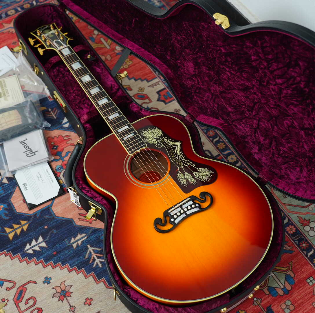 Gibson吉普森SJ200 Montana Gold黄金稻草人 美产民谣电箱限量款