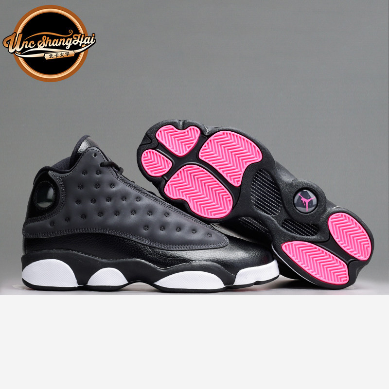 北卡大学 air jordan 13 女 aj13 黑粉 3m 反光 熊猫 439358-009