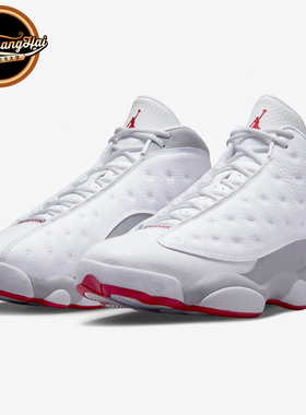 北卡大学Air Jordan 13 AJ13 白灰色 高帮 复古篮球鞋 414571-160