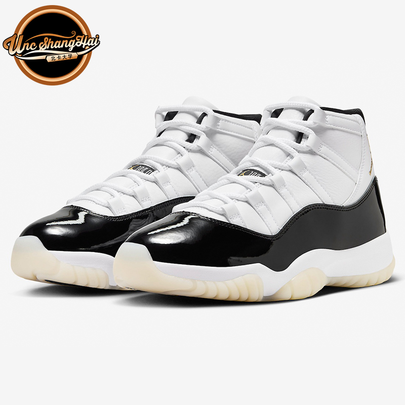 AJ11DMP2023白黑高帮篮球鞋