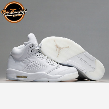 北卡大学 Air Jordan 5 Pure Platinum AJ5 纯白 巅峰 881432-003