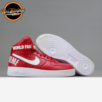 北卡大学NIKE SUPREME AIR FORCE 1 AF1 超限量联名款698696-610