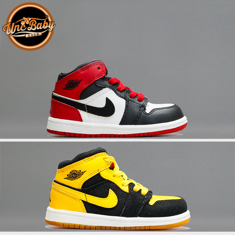 北卡大学Air Jordan 1 BMP AJ1新欢旧爱 童鞋套装315913-071-102