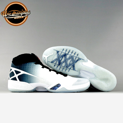 北卡大学 Air Jordan XXX AJ30  白灰黑 篮球鞋 811006-101 - 封面