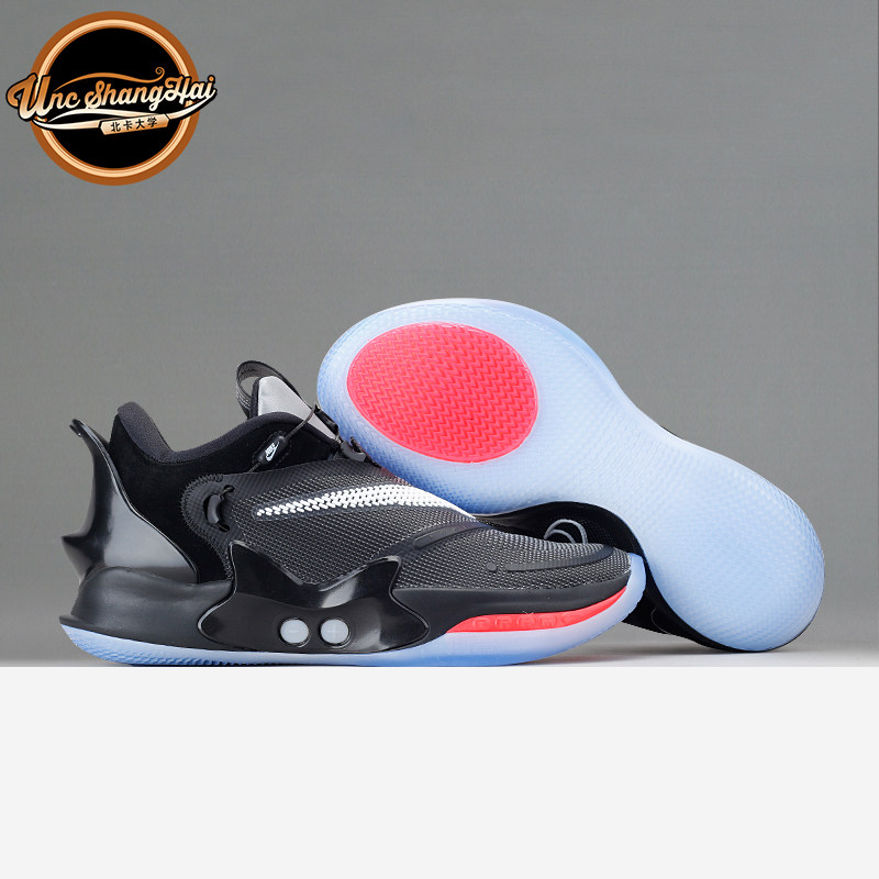 北卡 nike adapt bb air mag 2.0 自动系鞋带黑红灰白cv2442-001