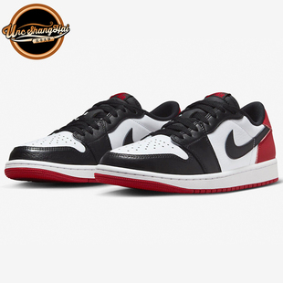 北卡大学 Air Jordan 1 Low AJ1黑脚趾 黑红低帮篮球鞋CZ0790-106